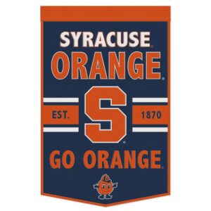 Syracuse Orange Banner Wool 24x38 Dynasty Slogan Design