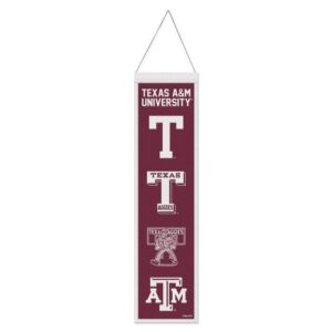 Texas A&M Aggies Banner Wool 8x32 Heritage Evolution Design
