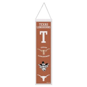 Texas Longhorns Banner Wool 8x32 Heritage Evolution Design