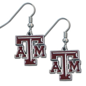 Texas A&M Aggies Earrings Dangle Style