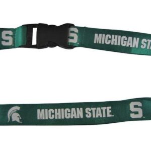 Michigan State Spartans Lanyard - Breakaway with Key Ring