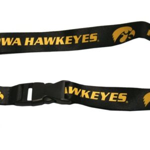 Iowa Hawkeyes Lanyard Breakaway with Key Ring Style
