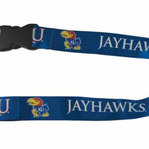 Kansas Jayhawks Lanyard - Breakaway with Key Ring