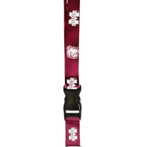 Mississippi State Bulldogs Lanyard Breakaway with Key Ring Style