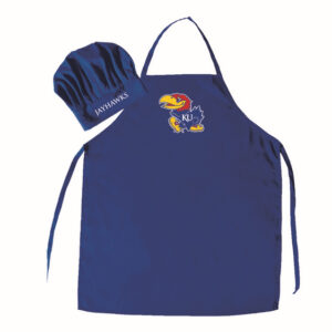 Kansas Jayhawks Apron and Chef Hat Set