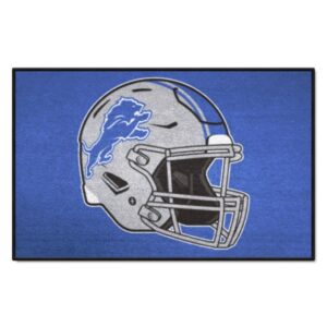 Detroit Lions Rug - Starter Style, Helmet Design