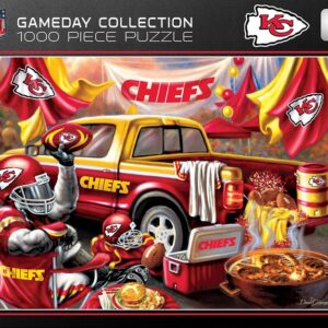 Kansas City Chiefs Puzzle 1000 Piece Gameday Design
