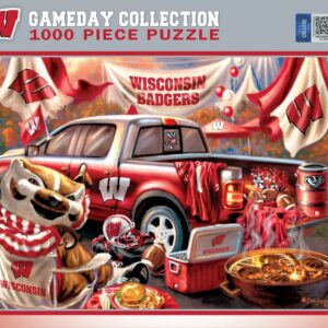 Wisconsin Badgers Puzzle 1000 Piece Gameday Design
