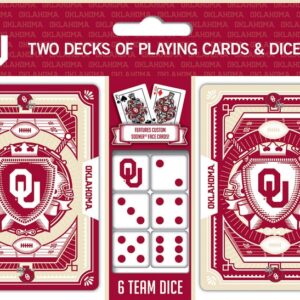 Oklahoma Sooners Playing Cards and Dice Set