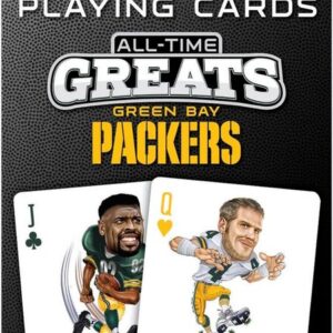 Green Bay Packers Playing Cards All-Time Greats