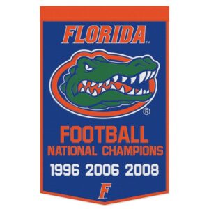 Florida Gators Banner Wool 24x38 Dynasty Champ Design Football