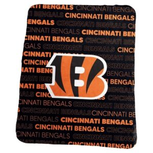 Cincinnati Bengals Blanket 50x60 Fleece Classic