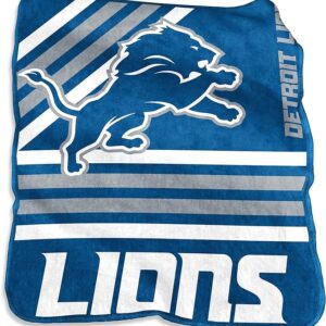 Detroit Lions Blanket 50x60 Raschel Throw
