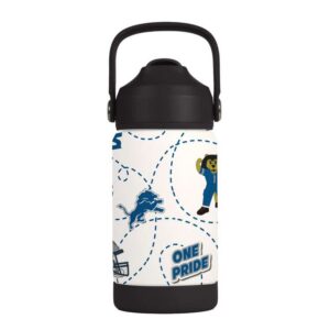 Detroit Lions Kids Bottle 12oz Stainless Steel Mascot