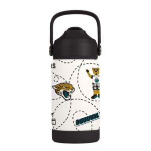 Jacksonville Jaguars Kids Bottle 12oz Stainless Steel Mascot