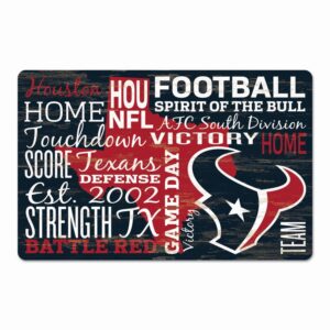 Houston Texans Sign 11x17 Wood Wordage