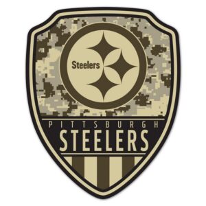 Pittsburgh Steelers Sign Wood 11x14 Shield Shape