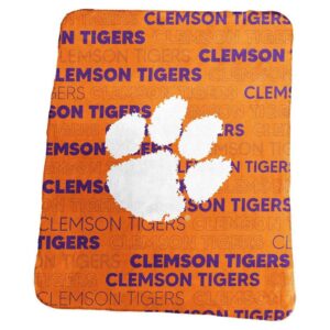 Clemson Tigers Blanket 50x60 Fleece Classic