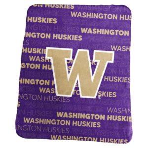 Washington Huskies Blanket 50x60 Fleece Classic
