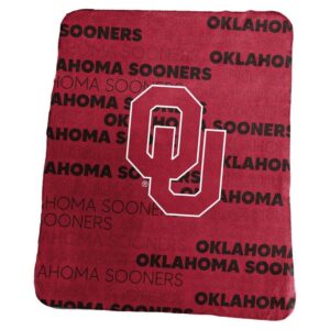 Oklahoma Sooners Blanket 50x60 Fleece Classic
