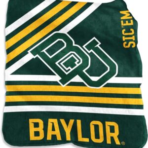 Baylor Bears Blanket 50x60 Raschel Throw