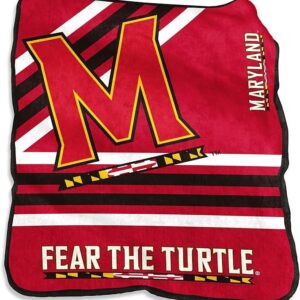 Maryland Terrapins Blanket 50x60 Raschel Throw