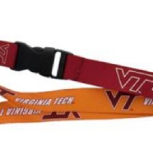 Virginia Tech Hokies Lanyard Reversible Red/Orange
