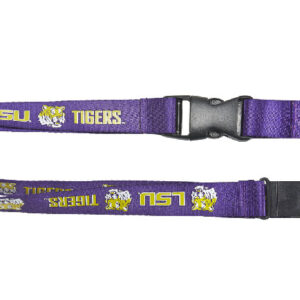 LSU Tigers Lanyard Purple