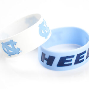 North Carolina Tar Heels Bracelets 2 Pack Wide