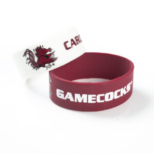 South Carolina Gamecocks Bracelets 2 Pack Wide