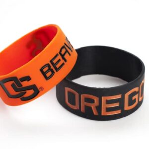 Oregon State Beavers Bracelets - 2 Pack Wide