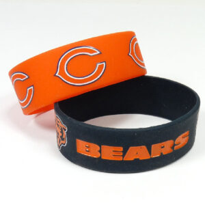 Chicago Bears Bracelets 2 Pack Wide