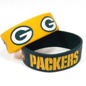 Green Bay Packers Bracelets 2 Pack Wide