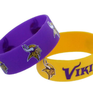 Minnesota Vikings Bracelets 2 Pack Wide