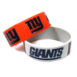 New York Giants Bracelets 2 Pack Wide