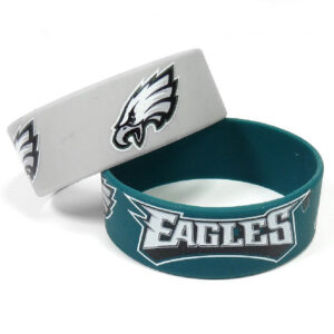 Philadelphia Eagles Bracelets 2 Pack Wide