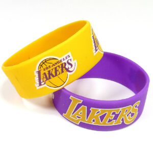 Los Angeles Lakers Bracelets 2 Pack Wide