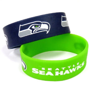 Seattle Seahawks Bracelets 2 Pack Wide