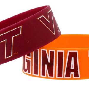 Virginia Tech Hokies Bracelets - 2 Pack Wide