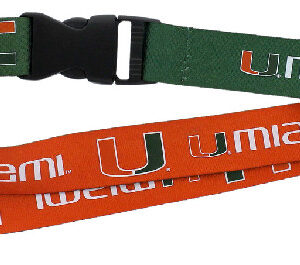 Miami Hurricanes Lanyard Reversible
