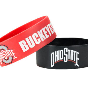 Ohio State Buckeyes Bracelets 2 Pack Wide
