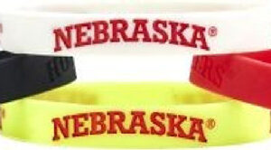 Nebraska Cornhuskers Bracelets 4 Pack Silicone
