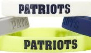 New England Patriots Bracelets 4 Pack Silicone
