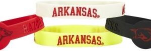Arkansas Razorbacks Bracelets - 4 Pack Silicone