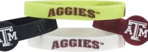 Texas A&M Aggies Bracelets - 4 Pack Silicone
