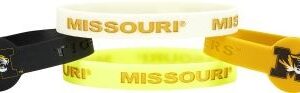 Missouri Tigers Bracelets - 4 Pack Silicone