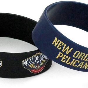 New Orleans Pelicans Bracelets 2 Pack Wide