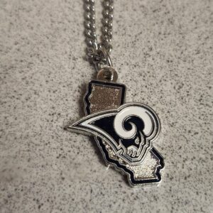 Los Angeles Rams Necklace State Design