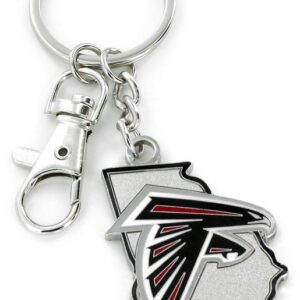 Atlanta Falcons Keychain State Design