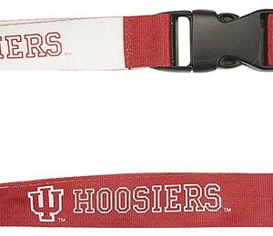 Indiana Hoosiers Lanyard Reversible Red/White